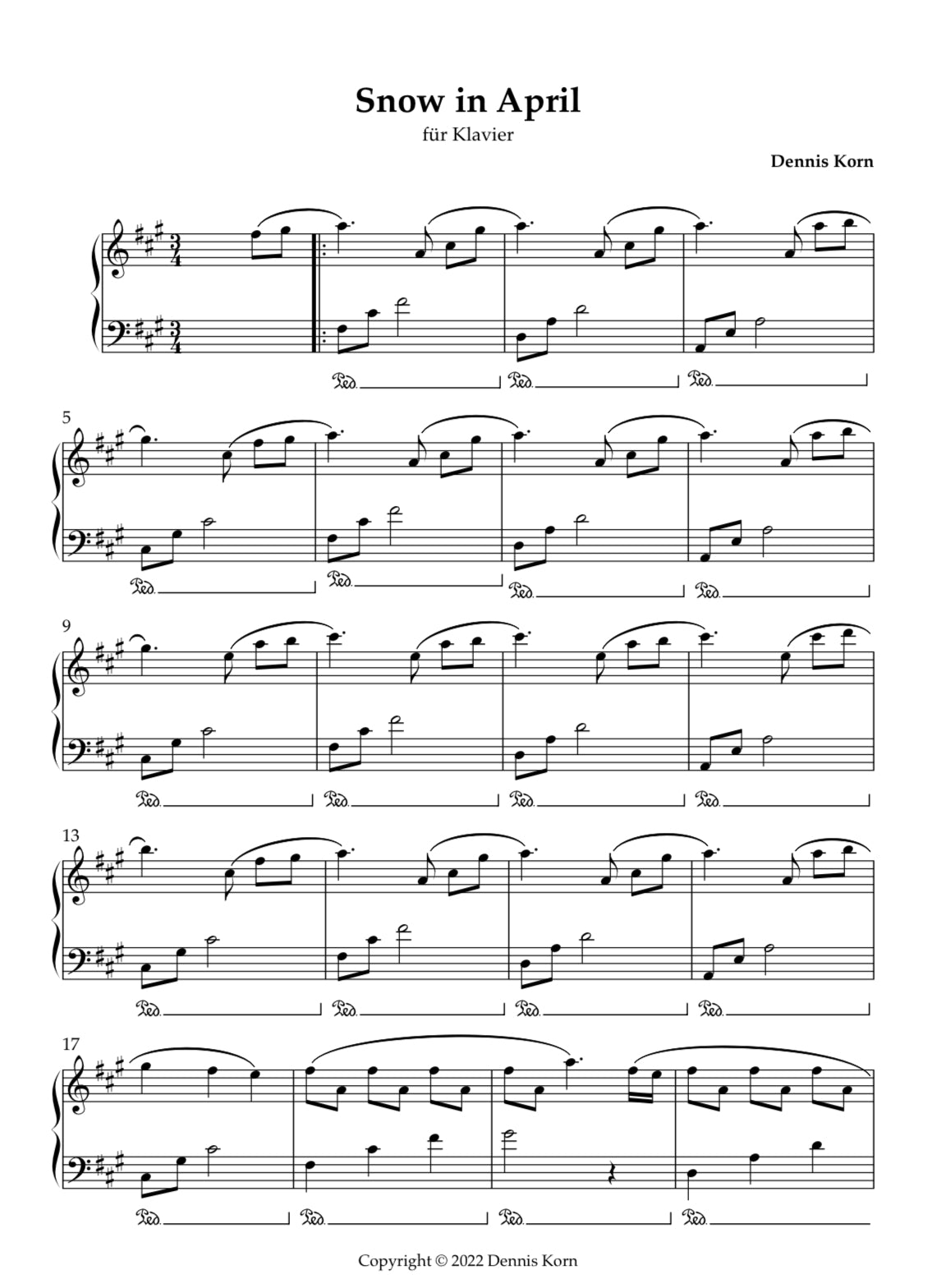 Spring Piano Sheet Music Compilation – 10 Digital Songs