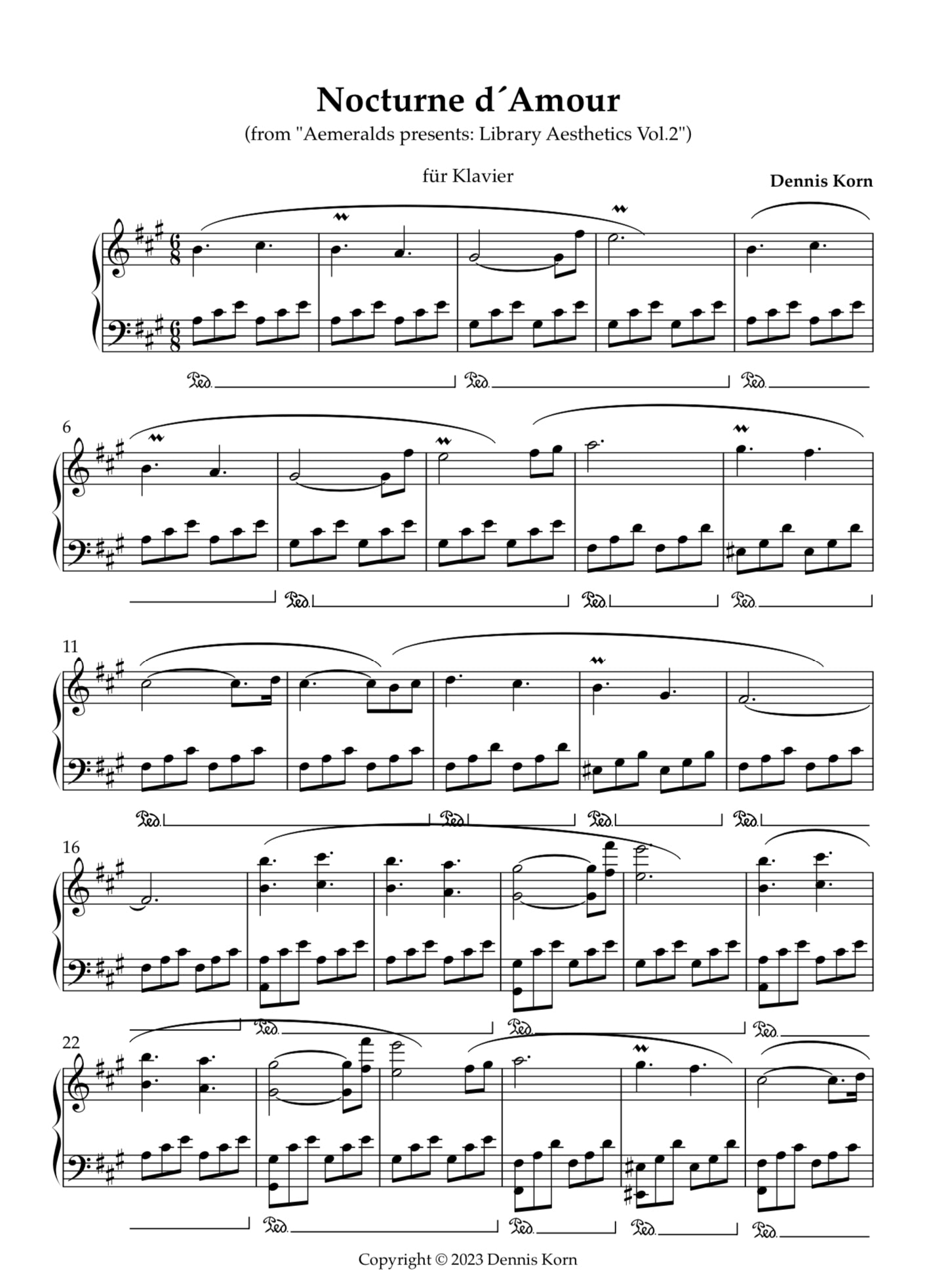 "Best of Dennis Korn" incl. 10 Songs (27 Pages Digital Sheets)