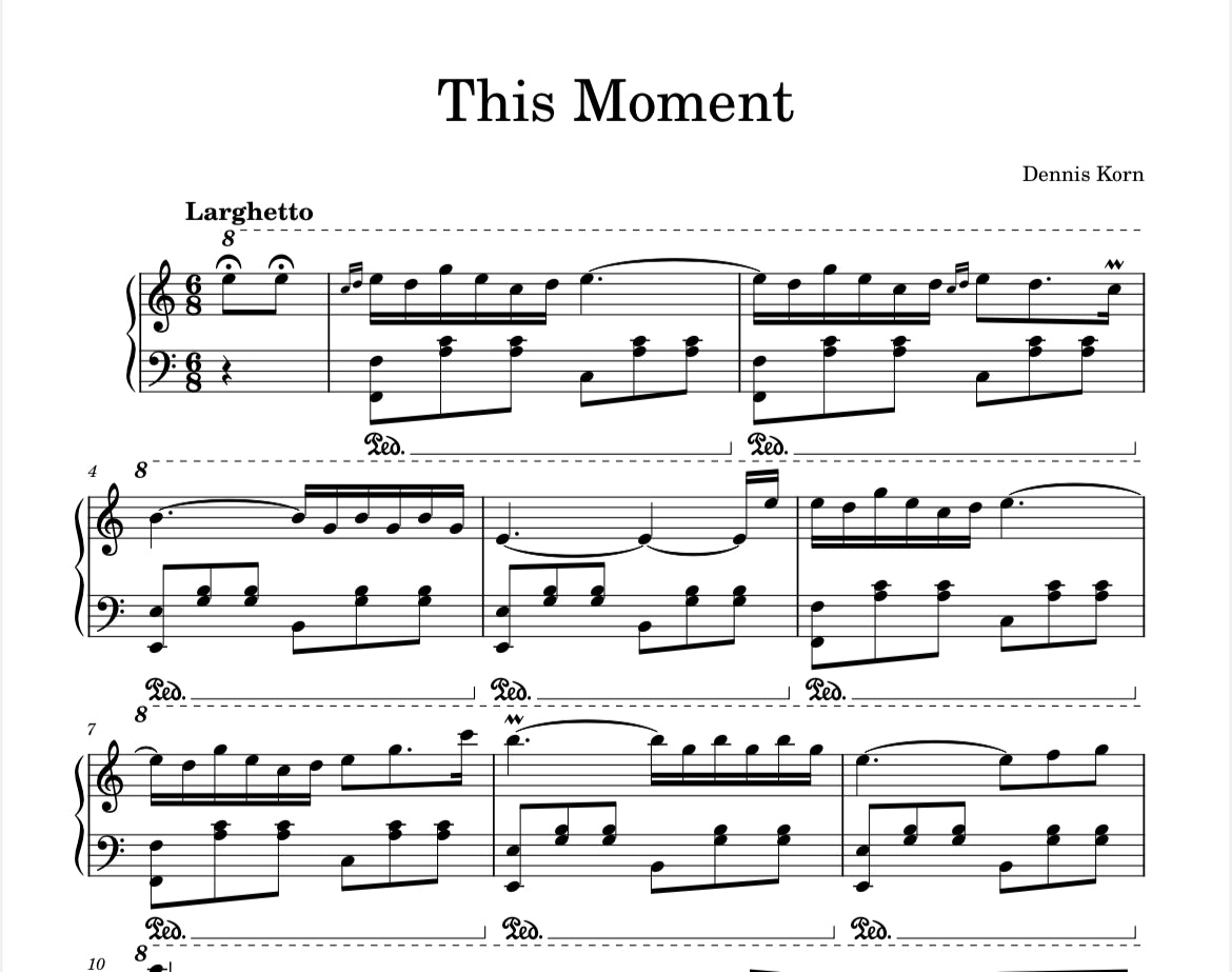 6 Modern Waltzes – Digital Piano Sheet Music Book (PDF)