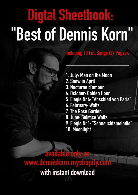 "Best of Dennis Korn" incl. 10 Songs (27 Pages Digital Sheets)
