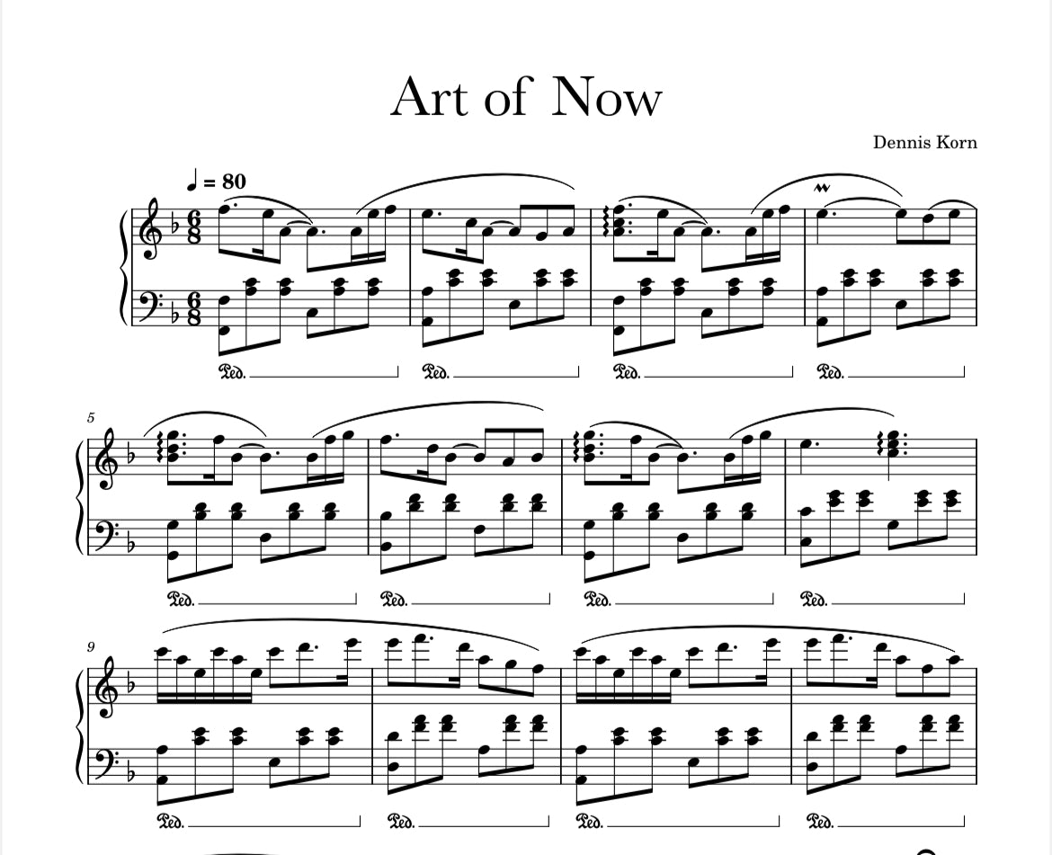6 Modern Waltzes – Digital Piano Sheet Music Book (PDF)