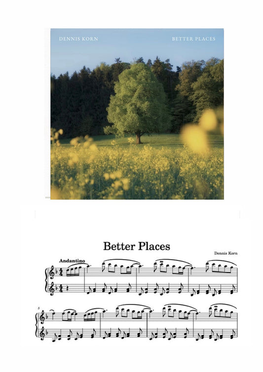 "Better Places" Digital Piano Sheet Music