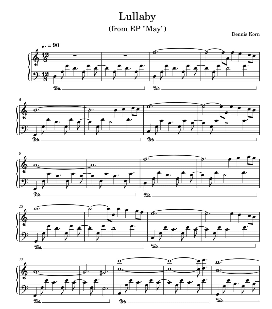 „Lullaby“ from EP „May“