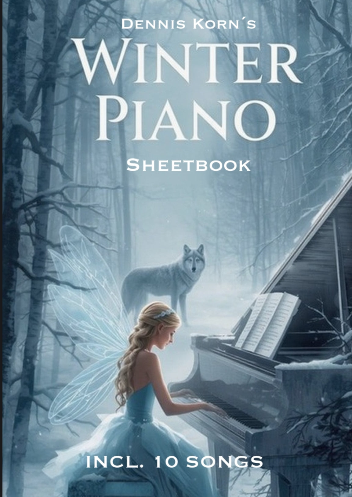 Winter Piano Digital Sheetbook – 10 Songs
